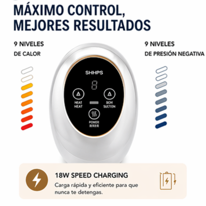CelluVance potente masajeador anticelulítico con vacumterapia