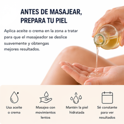 CelluVance potente masajeador anticelulítico con vacumterapia